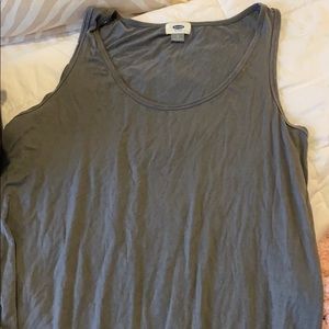Grey old navy tank